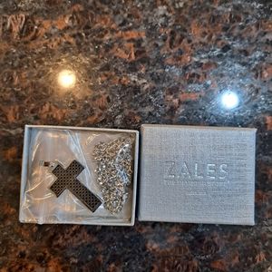 Zales men's cross necklace